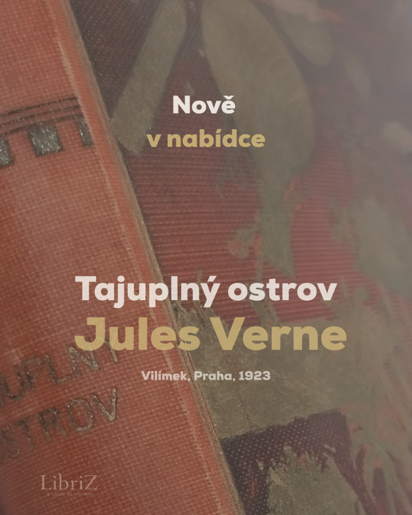 Detail historické vazby knihy Tajuplný ostrov od Julese Verna.